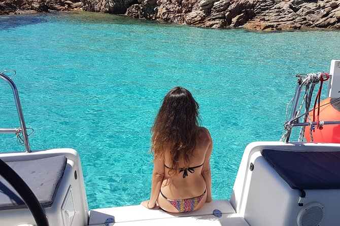 1-Catamaran tour to the Maddalena Archipelago from Cannigione - Isola di Spargi: 1 hour to snorkel in clear, turquoise water