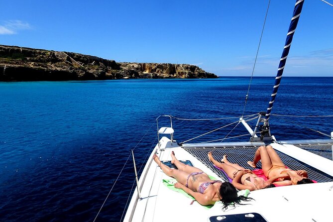1-Catamaran tour to the Maddalena Archipelago from Cannigione - Porto della Madonna: emerald-water lagoon and controlled swimming areas