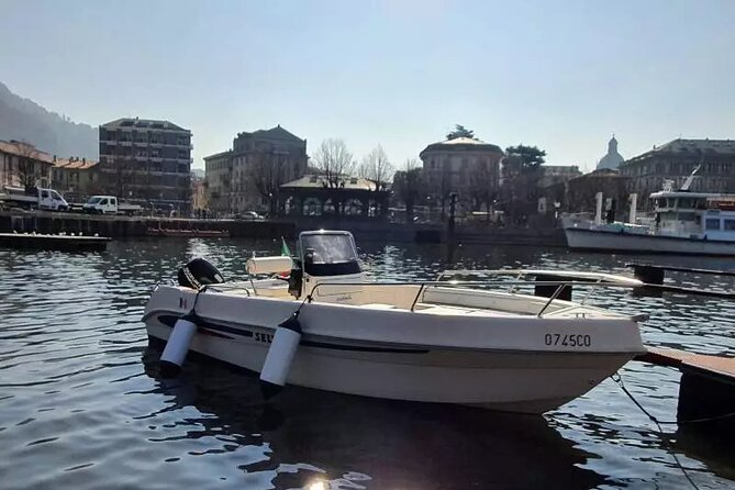 1 Hour Boat Rental Without License 40cv Engine on Lake Como - Lenno, Menaggio, and the Bellagio Time Check (1 Hour vs 1.5 Hours)