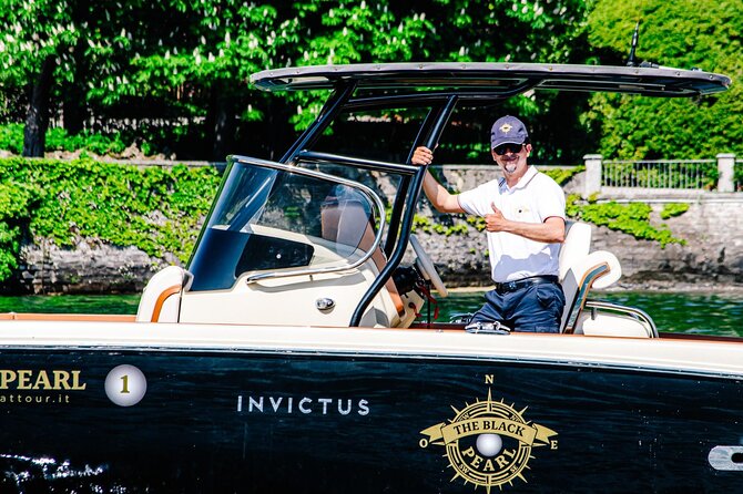 1H Luxury Cruise Como Lake Tender Yacht Invictus 9 Pax - Laglio (Moltrasio Area) and Villa Oleandra: George Clooney Sightlines