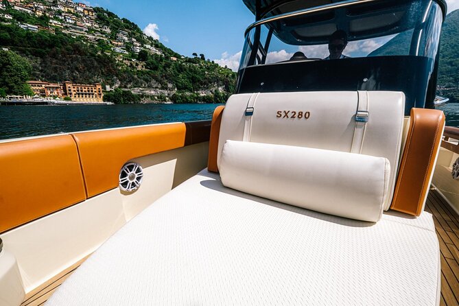 1H Luxury Cruise Como Lake Tender Yacht Invictus 9 Pax - Torno: Villa Pliniana Ghost Legends and the Il Sereno Area