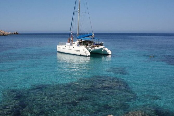 2-Catamaran tour from Cannigione to the Maddalena Archipelago - Porto della Madonna (Manto della Madonna): A Natural Swimming-Pool Day