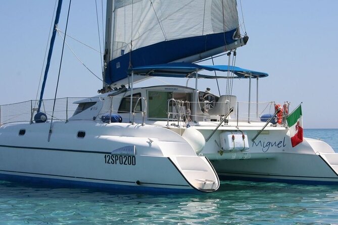 2-Catamaran tour from Cannigione to the Maddalena Archipelago - Stop 1: Spargi for Snorkeling and That Turquoise-Water Feeling