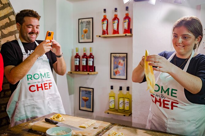 2-in-1 Pasta and Tiramisu Cooking Masterclass in Rome - Where It Starts: Via Cesare Balbo and a Kitchen Set in the Real City