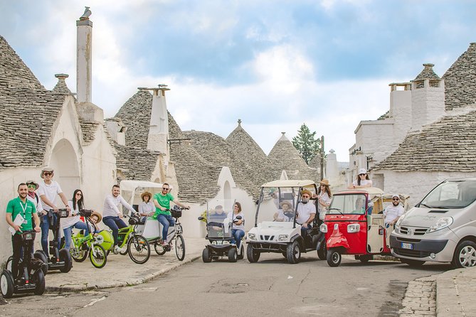 Alberobello Guided Segway and Mini Golf Cart Tour - Stop 1: Rione Aia Piccola, panoramic views and an interior trullo