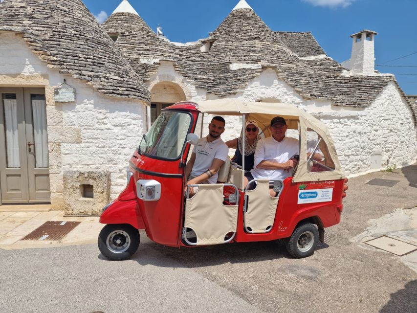 Alberobello: Private Tuk Tuk Tour with Audio Guide - Your 1-Hour Route: Trulli Streets, Churches, and Countryside Views