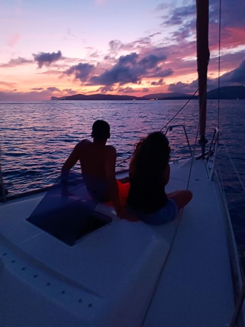 Alghero: Sunset Sailing Aperitif Experience - Maddalenetta swim stop: where the last cool-off happens