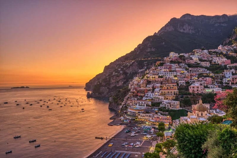 Amalfi: Amalfi Coast and Positano Sunset Cruise with Drinks - Amalfi Start: Safety Briefing and a Quick Look at the Town
