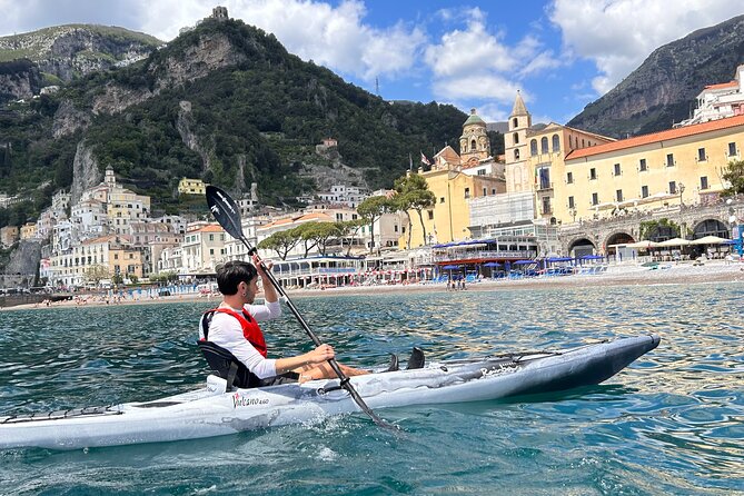 Amalfi Coast : Kayak-Snorkeling tour Pandora Cave & Hidden beach - Guides and Group Energy: Local Men Who Keep You Safe