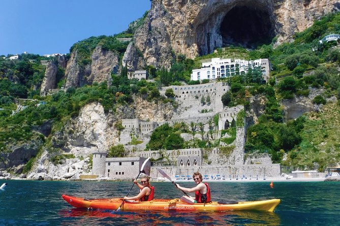 Amalfi Coast Kayak Tour: Explore Caves, Arches & Hidden Beaches - Conca dei Marini: fishermen charm, famous views, and the Santa Rosa connection