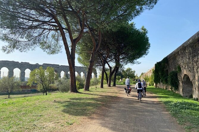 Appian Way, Catacombs and Aqueducts Park Tour with Top E-Bike - Mausoleo di Cecilia Metella: funerary monument with real presence