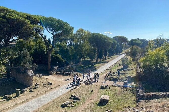 Appian Way E-bike Tour with Gourmet Picnic and Catacombs - Via Appia Antica: Cycling an Ancient Road Straight Into the Countryside