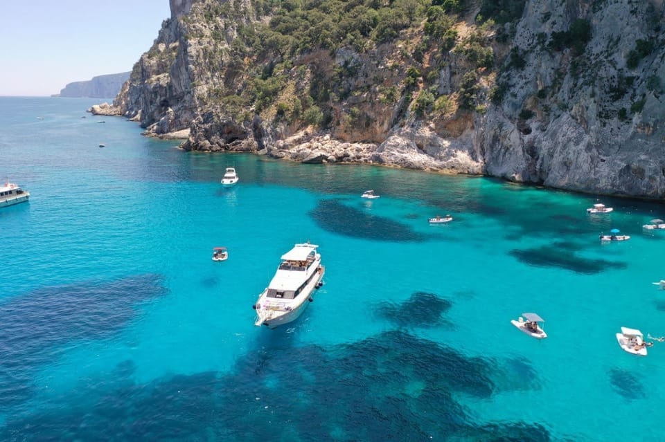 Arbatax: Gulf of Orosei Day Tour by Boat - First swim stop at Cala dei Gabbiani, plus that early aperitif feel