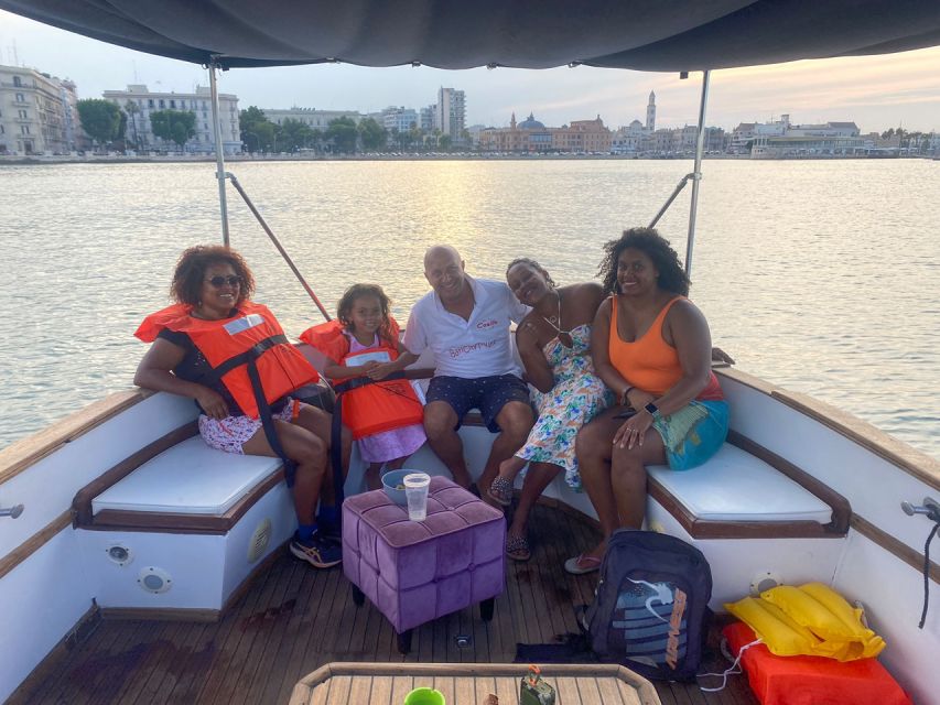 Bari by boat: admire the city from the sea with Aperitivo - Captains and the feel of the ride: relaxed, musical, practical