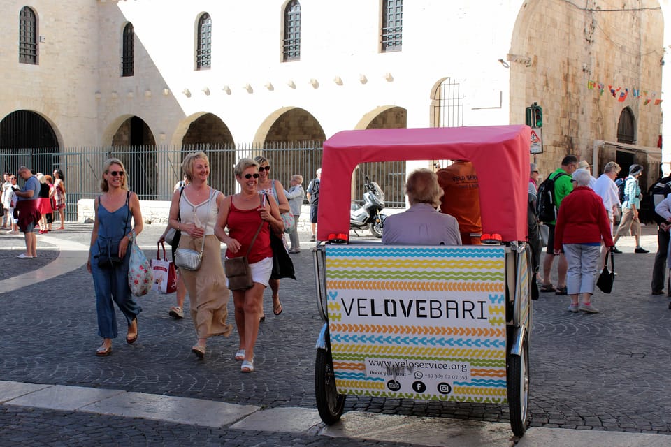 Bari: Old Town Guided Eco-Friendly Rickshaw Tour - Key highlights I’d plan around
