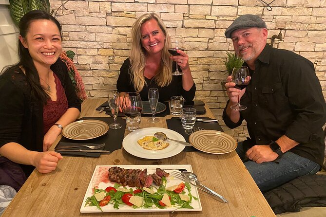 Bella Sorrento Evening 'Progressive Dinner' Experience - Stop 3 Meat lovers: tagliata di manzio and a Vesuvio red