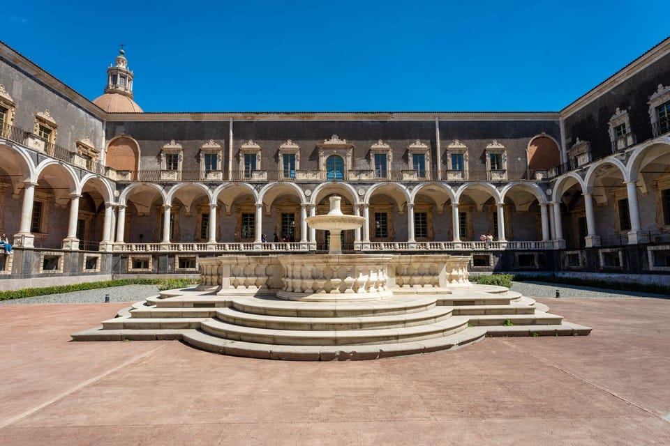 Benedictine Monastery of Catania - English Guided Tour - What you see under the monastery: Roman houses and continuity in one view