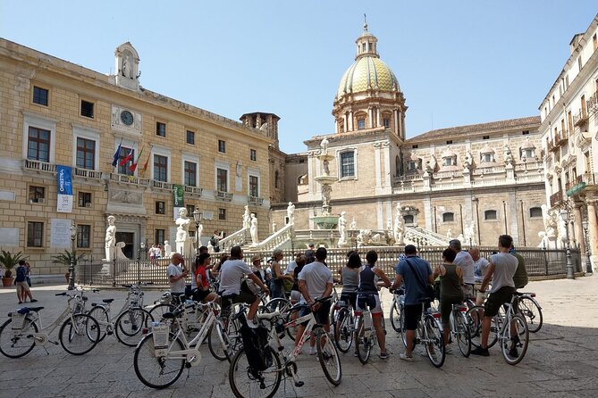 Bike tour of the historic center of Palermo with tasting - Piazza Pretoria and Quattro Canti: Baroque Palermo’s “Postcard” Corners