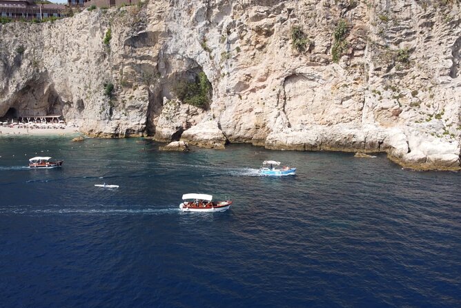 Boat excursion Taormina Giardini Naxos - The Route: Caves, Coves, and the Bay of Sirens Swim