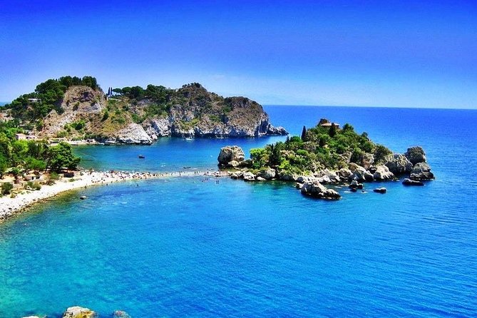 Boat tour Giardini Naxos Taormina Isola Bella Blue Grotto - A 2-Hour Boat Route From Giardini Naxos to Taormina