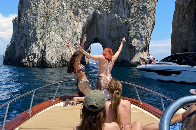 Boat Tour of the Caves on the Island of Capri - I Faraglioni Swim Time: The Moment Most People Remember
