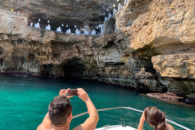 Boat tour of the Polignano a Mare caves with aperitif - Boat Caves 101: what this Polignano tour actually delivers