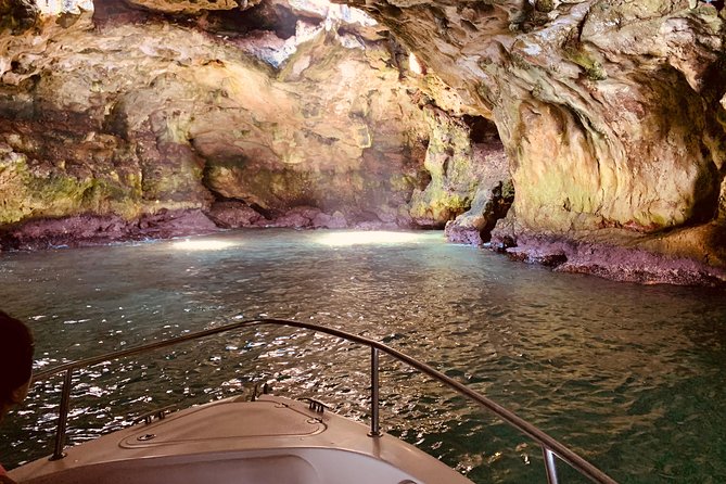 Boat tour of the Polignano a Mare caves with aperitif - Aperitivo onboard: taralli and prosecco, plus a quick swim