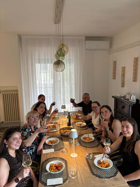 Bologna: In-Home Italian Pasta Making Workshop with Wine - Making Tortelloni and Tagliatelle from Scratch (Yes, the Dough Matters)