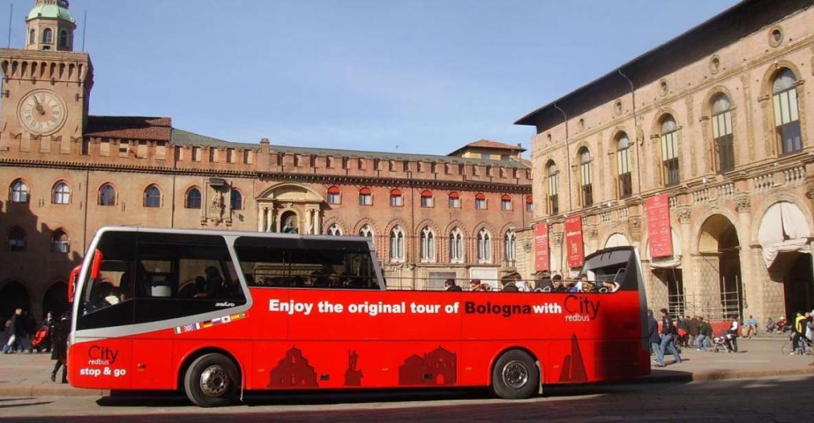 Bologna: Open Bus City Tour and Local Food Tasting - The audio guide in 10 languages: your secret weapon on a short day