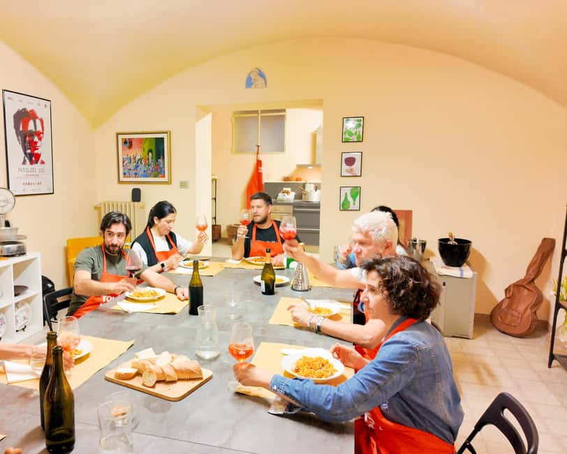 Bologna: Pasta Tagliatelle Ragu Cooking Class with Spritz - Making Tagliatelle Dough From Scratch (No Pasta Machine)