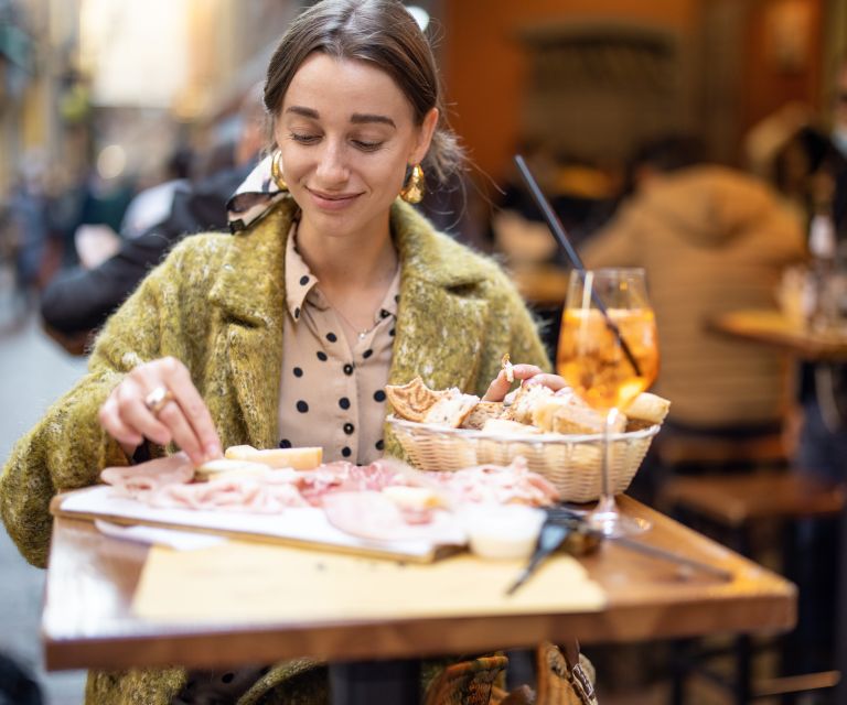 Bologna: Self-Guided Food Tasting Tour with Vouchers - Timing and weather: plan for walking, not sitting