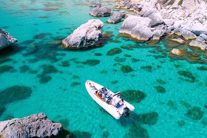 Cagliari Boat Tour with Sardatrips; Swim, Snorkeling, Sip & Snack - Cala Fighera: when boat-only access is the whole point