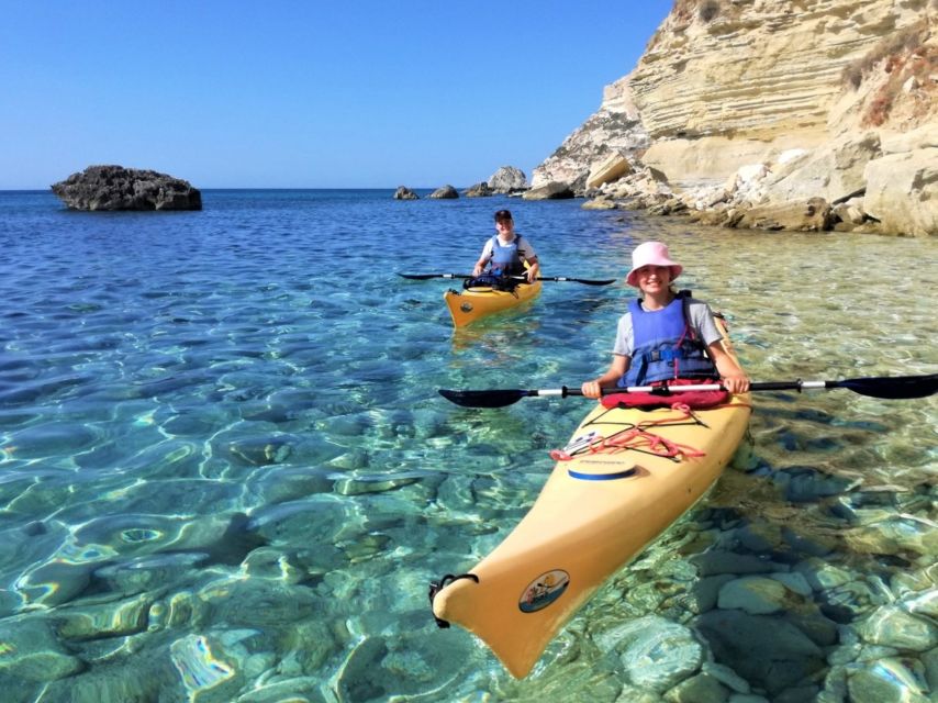 Cagliari: Guided Kayak Excursion in the Gulf of Cagliari - Capo Sant’Elia route: lighthouse views and cave entry when conditions allow