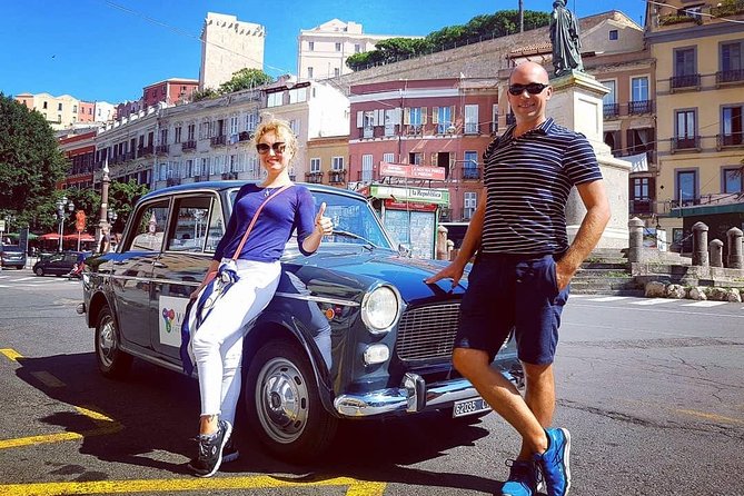 Cagliari Vintage Tour - Getting started at Carlo Felice and setting a 2-hour sightseeing rhythm