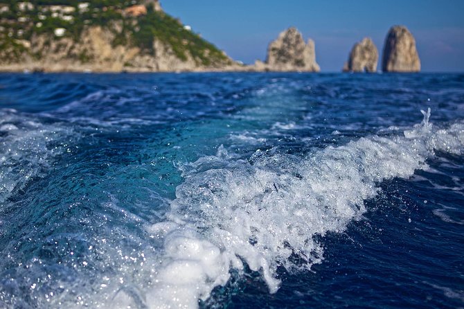 Capri Boat tour from Positano with Light Lunch, Drinks & Swim - White Grotta and Green Grotta: What to expect at the sea-level stops