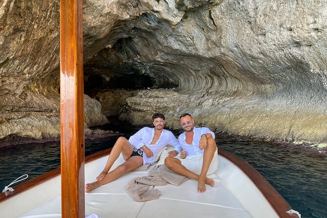 Capri Boat Tour: Grottoes, Swim & Sip Limoncello in a Small Group - Captains, English, and the Real Pace of the Day
