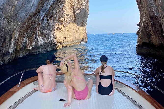 Capri Boat Tour with Optional Blue Grotto Visit from Sorrento - Anacapri coast cruising: Punta Carena lighthouse and the “second side” of Capri