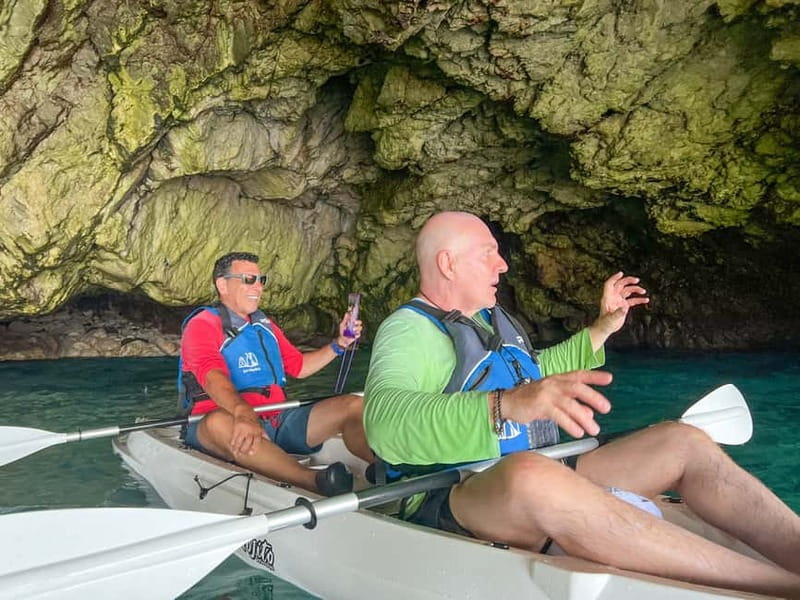 Capri: Caves and Beaches Kayaking Tour with GoPro Photos - Via Krupp to secret stops: how the route keeps the sea interesting