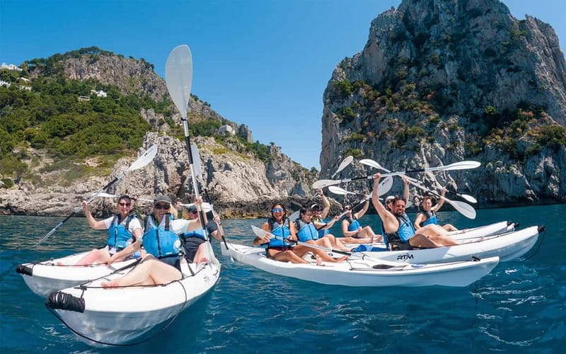 Capri: Caves and Beaches Kayaking Tour with GoPro Photos - Green Caves and the Cave of the Water: what to watch for