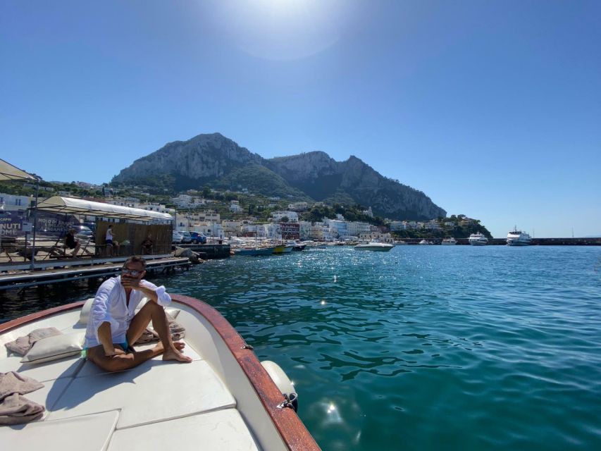 Capri: Island and Grottos Boat Cruise with Snacks and Drinks - The Swim and Snorkel Stop: Cool Water Without the Gear Hassle