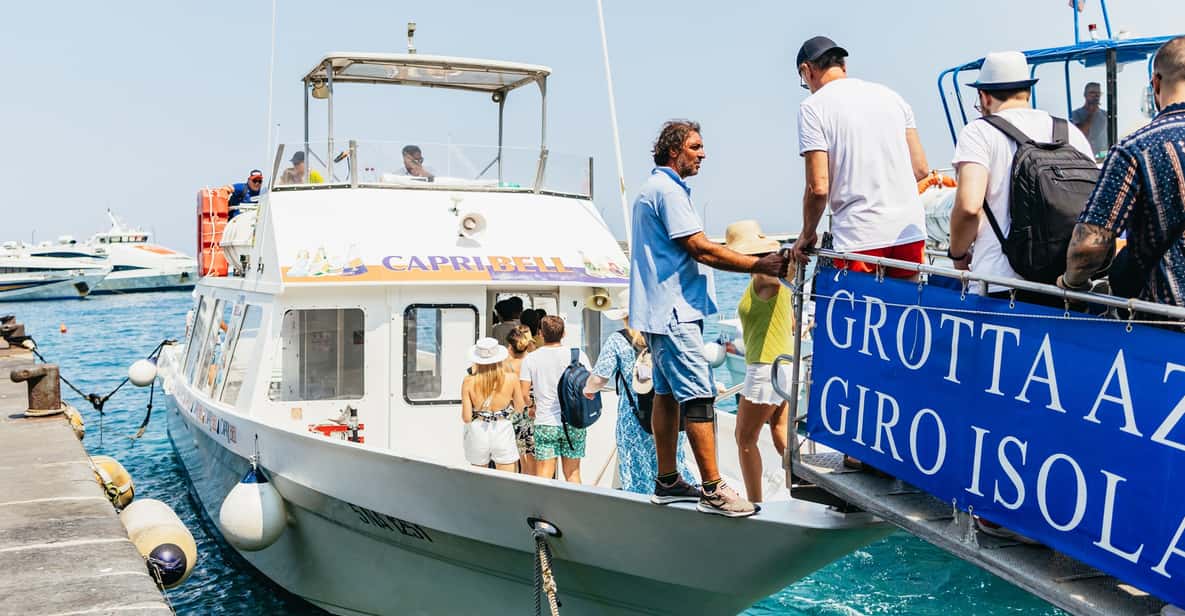 Capri: Island Boat Tour and Optional Blue Grotto Visit - Key Points That Matter