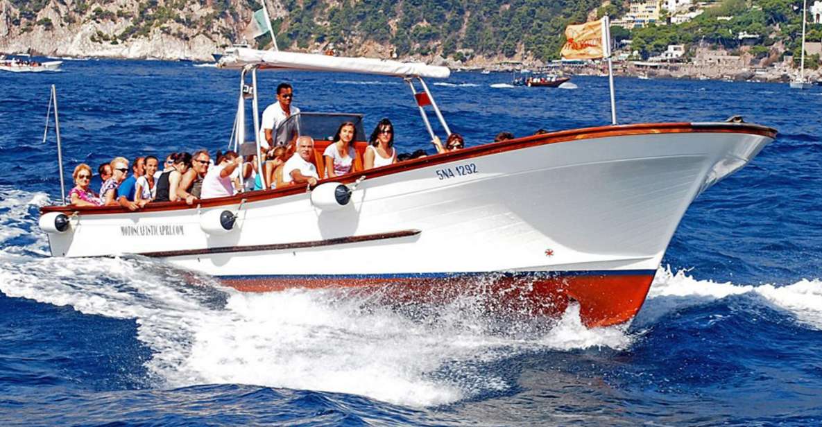 Capri: Island Boat Tour with Blue Grotto Stop - Stop 1: Salto di Tiberio—A Quick Landmark Photo Moment