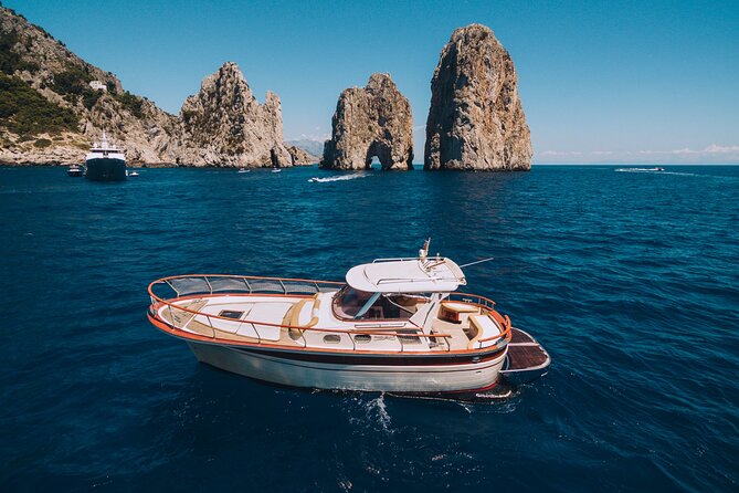 Capri Private Boat Day Tour from Sorrento, Positano or Naples - Marina Piccola, Faraglioni, and the coast you can’t see from the sidewalk