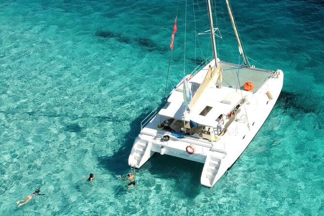 Catamaran tour Archipelago Maddalena (lunch included) - Stop 1: Isola di Spargi (or a swap) for ~45 minutes on the water