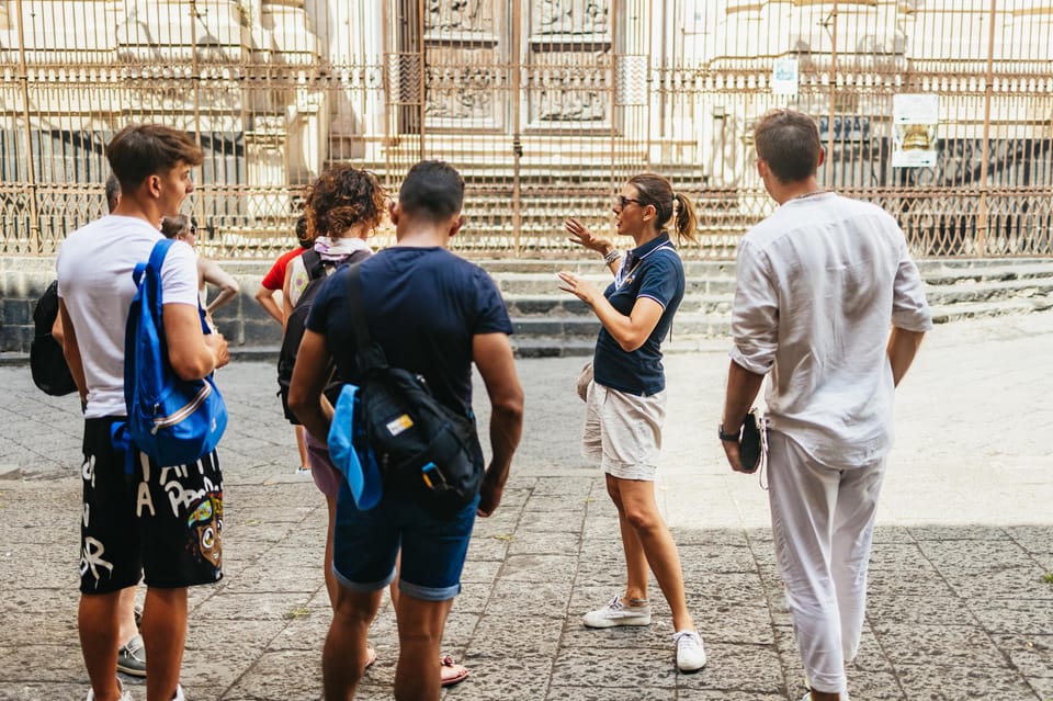 Catania: Guided Street Food Walking Tour - Roman amphitheater to dessert: cannolo, granita, or cassatina