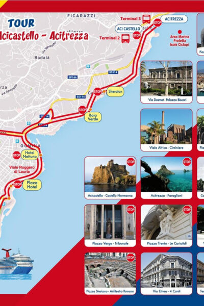 Catania: Hop-On, Hop-Off Bus to Acicastello and Acitrezza - Catania’s Historic Baroque Center From the Top Deck