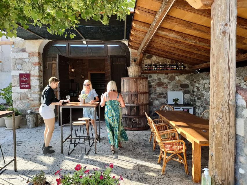 Cavaion: Lake Garda Wine & Food Tasting with Vineyard Tour - The wine-and-food pairing: speck, sopressa veneta, salami, cheeses, and bread