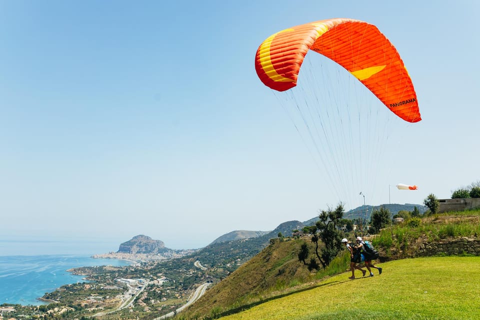 Cefalù: Tandem Paragliding Flight and GoPro13 Video - Weather and the one-hour timing: plan for flexibility