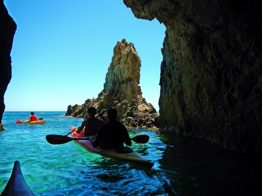 Chia: Kayaking the Wild Side and Snorkeling in Secret Beach - The secret route to the water: trails and a watchtower vibe