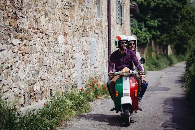 Chianti Vespa Tour with Lunch from Florence & E-car Option - Lunch at a Tuscan setting: the meal part is built into the day